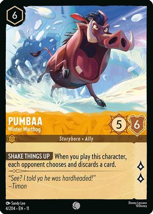 4/204·EN·11 Pumbaa - Winter Warthog C