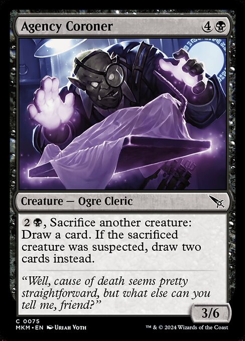 [Foil] MKM 075 Agency Coroner C