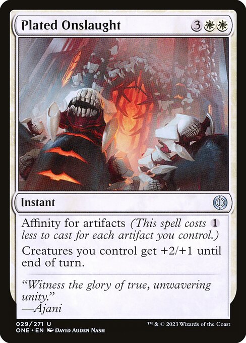 ONE 029 Plated Onslaught U