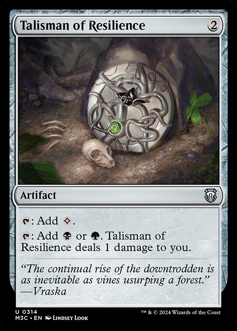 [Foil] M3C 314 Talisman of Resilience (Ripple Foil) U