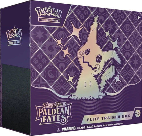 Pokemon TCG US Version Scarlet &amp; Violet SV4.5 "Paldean Fates" Elite Trainer Box