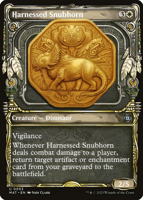[Foil] MAT 053 Harnessed Snubhorn (Showcase) U