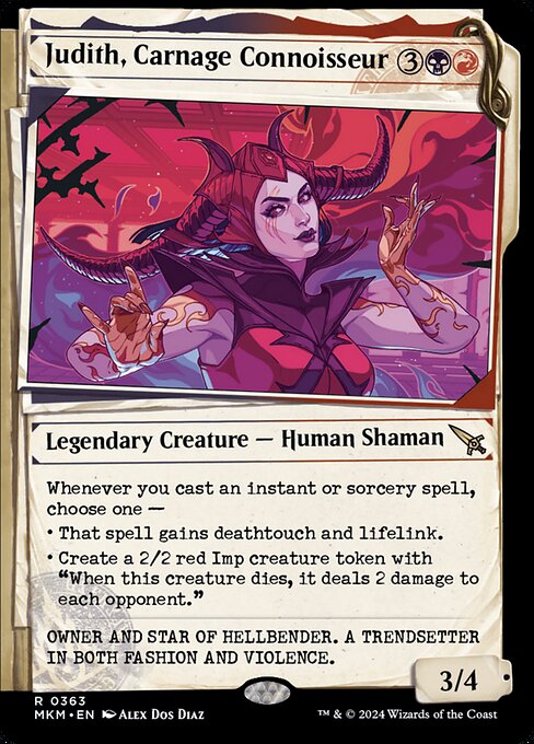 MKM 363 Judith, Carnage Connoisseur (Showcase Dossier) R