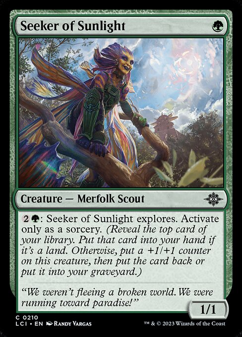 [Foil] LCI 210 Seeker of Sunlight C
