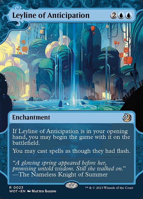 [Foil] WOT 023 Leyline of Anticipation (0023) R