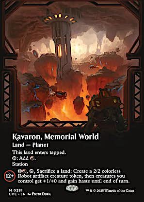 EOE 281 Kavaron, Memorial World (0281 - Borderless) M