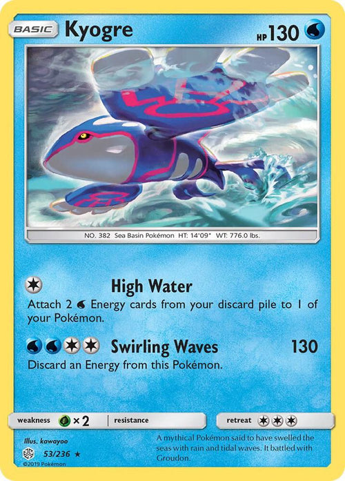 [Reverse Holo] SM12 053/236 Kyogre R