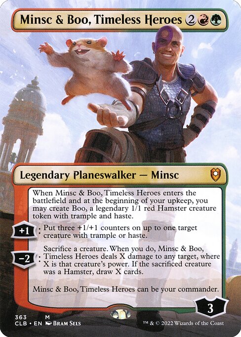 CLB 363 Minsc & Boo, Timeless Heroes (Borderless) M