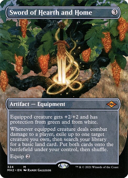 [Foil] MH2 324 Sword of Hearth and Home (Borderless) M