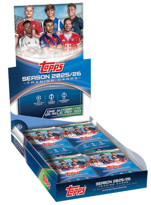 2025-26 Topps UEFA Club Competitions UCC Soccer - Hobby Box