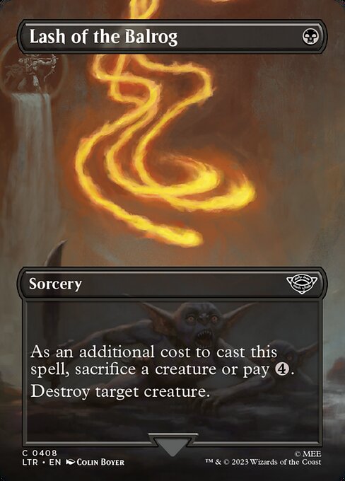 LTR 408 Lash of the Balrog (Borderless) C