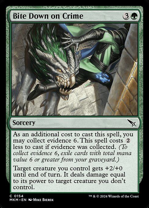 [Foil] MKM 154 Bite Down on Crime C