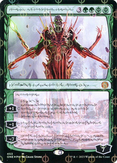 [Foil] ONE 453 Nissa, Ascended Animist (453 - Step-and-compleat) M