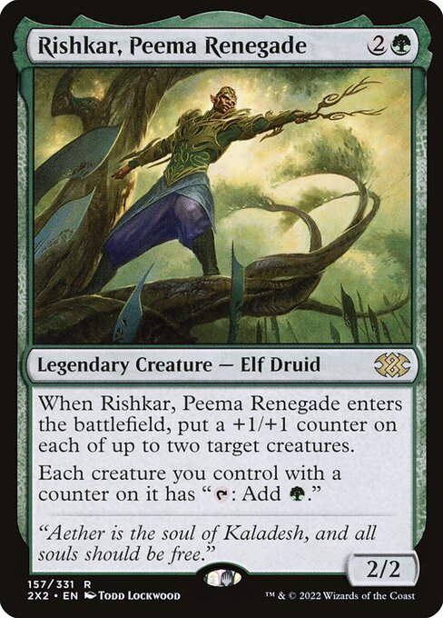 [Foil] 2X2 157 Rishkar, Peema Renegade R