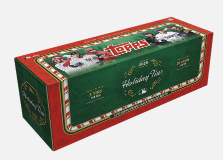 2025 Topps Holiday Baseball - 3-Tin Gifting Box