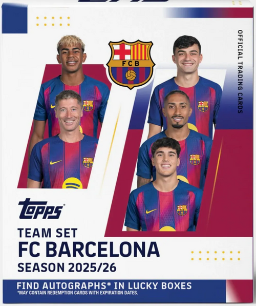 2025-26 Topps FC Barcelona Team Set - Box