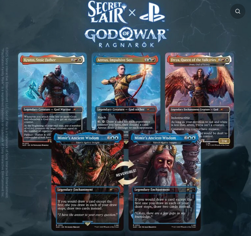 MTG Secret Lair x God of War : Norse (Non Foil)