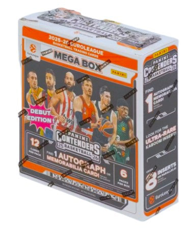 2025-26 Panini Contenders EuroLeague Basketball - Mega Box