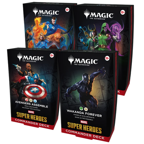 (Preorder) MTG Marvel Super Heros - Commande Deck (Full Set)