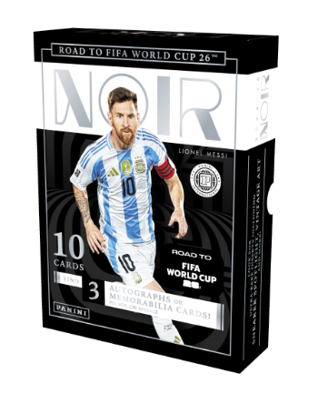 2025-26 Panini Noir Road to FIFA World Cup Soccer INT - Hobby Box