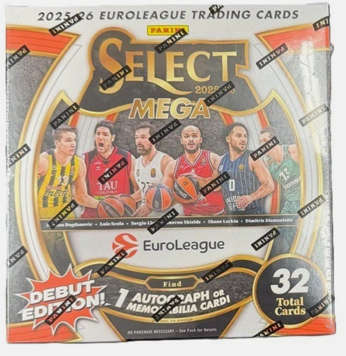 2025-26 Panini Select EuroLeague Basketball - Mega Box