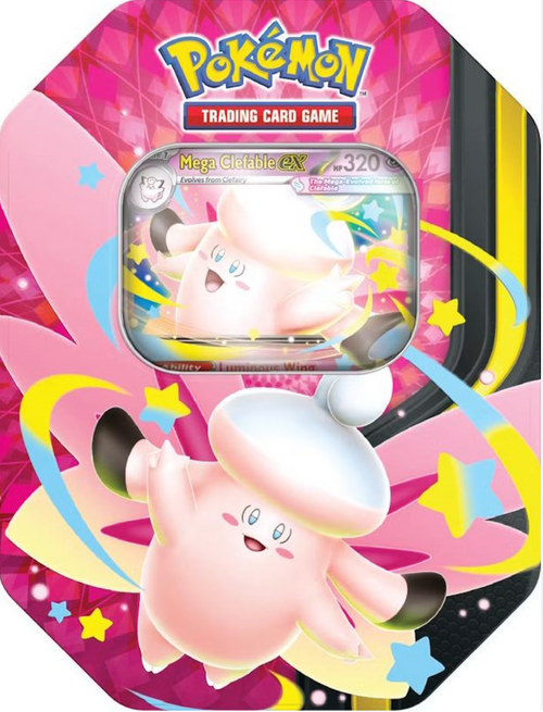 Pokemon TCG 美版 Mega Moonlit Tin - Clefable