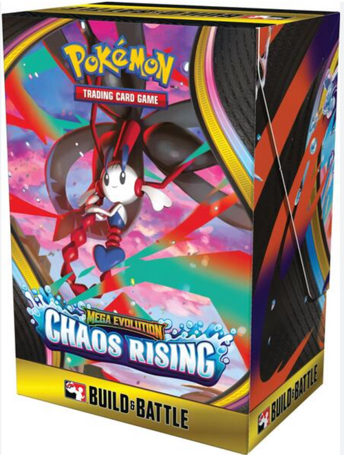 Pokemon TCG 美版 Mega Evolution Chaos Rising Build & Battle