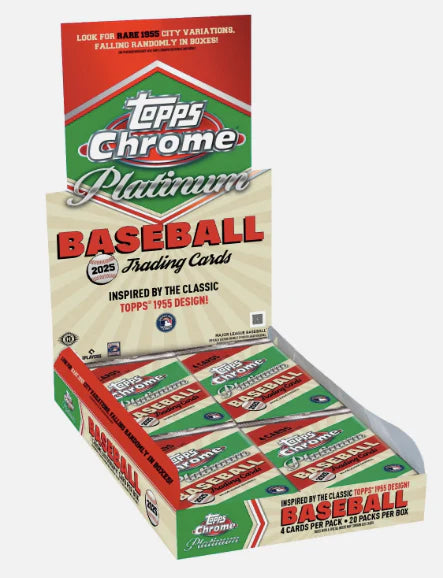 2026 Topps Chrome Platinum Baseball - Hobby Box