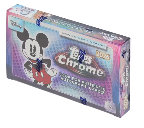 2026 Topps Chrome Disney - Hobby Box