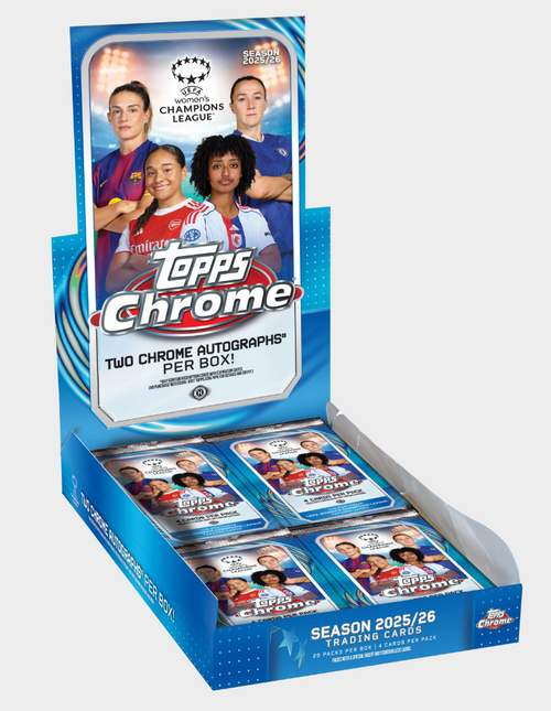 2026 Topps Chrome UEFA Women's Champions League - Hobby Box