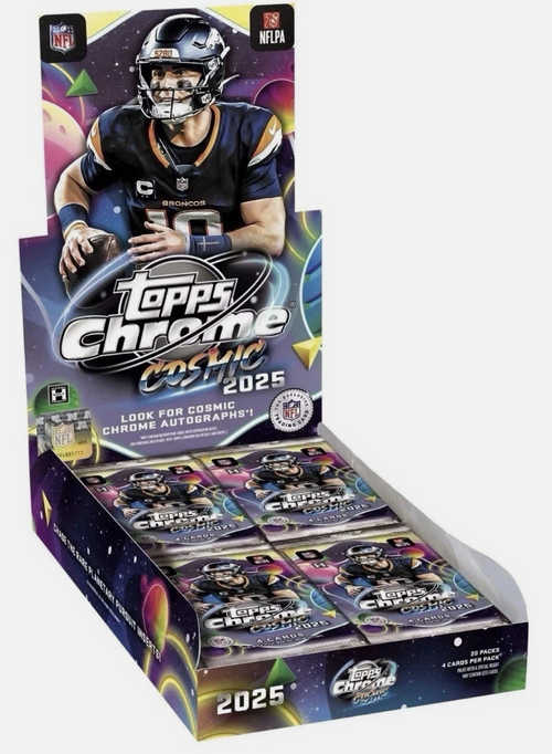 2025 Topps Chrome Cosmic Football - Hobby Box