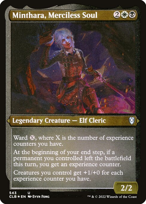 [Foil Etched] CLB 543 Minthara, Merciless Soul (Foil Etched) U