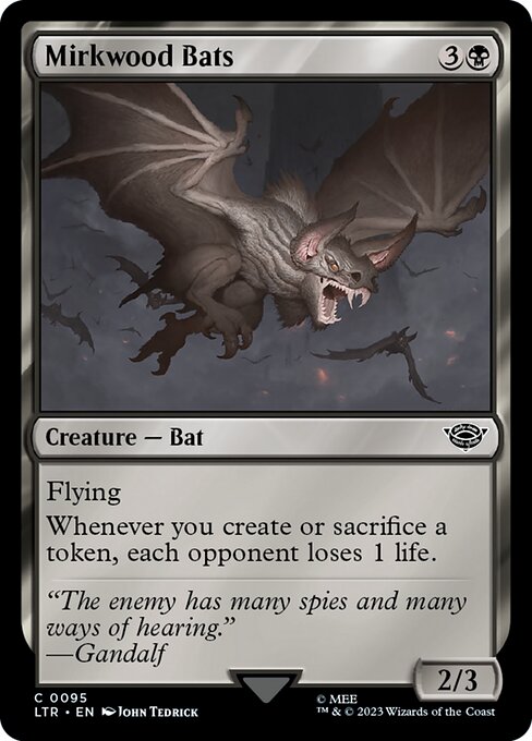 [Foil] LTR 095 Mirkwood Bats C