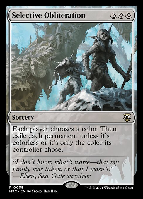 [Foil] M3C 035 Selective Obliteration (Ripple Foil) R