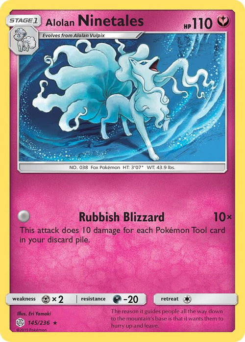 [Reverse Holo] SM12 145/236 Alolan Ninetales RH