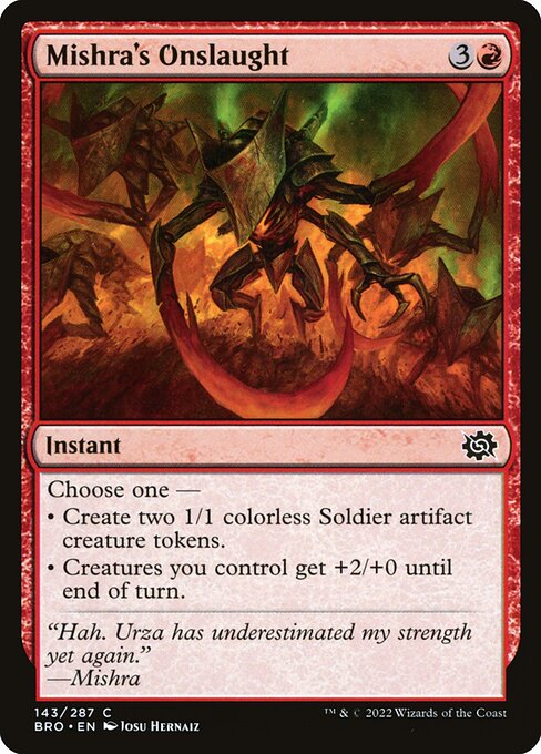 BRO 143 Mishra's Onslaught C