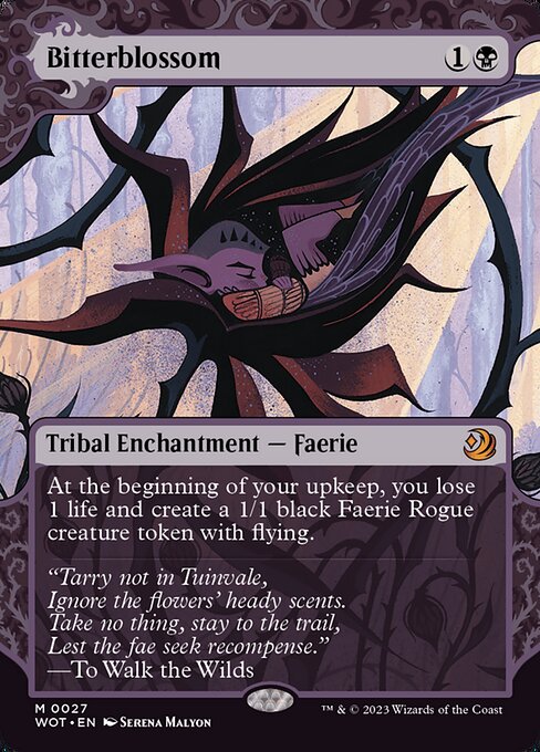 [Foil] WOT 027 Bitterblossom (0027) M