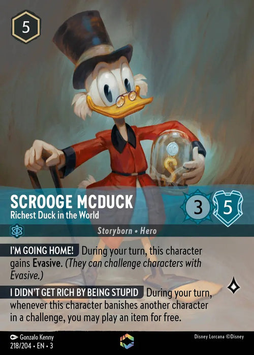 218/204·EN·3 Scrooge McDuck - Richest Duck in the World E