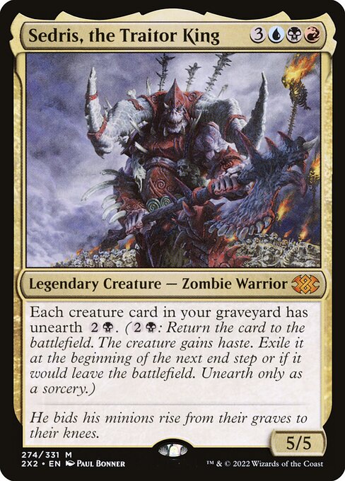 [Foil] 2X2 274 Sedris, the Traitor King M
