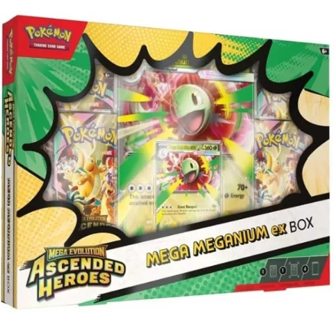 Pokemon TCG EN Mega Evolution Ascended Heroes ex Boxes - Meganium