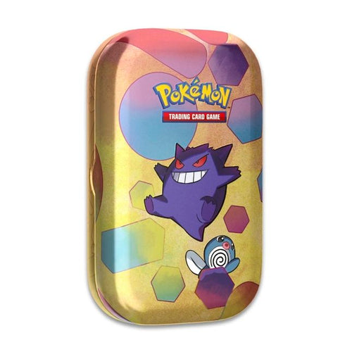 Pokemon TCG US version Scarlet &amp; Violet SV3.5 "Pokemon 151" Mini Tin - Gengar &amp; Poliwag