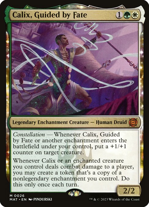 [Foil] MAT 026 Calix, Guided by Fate M