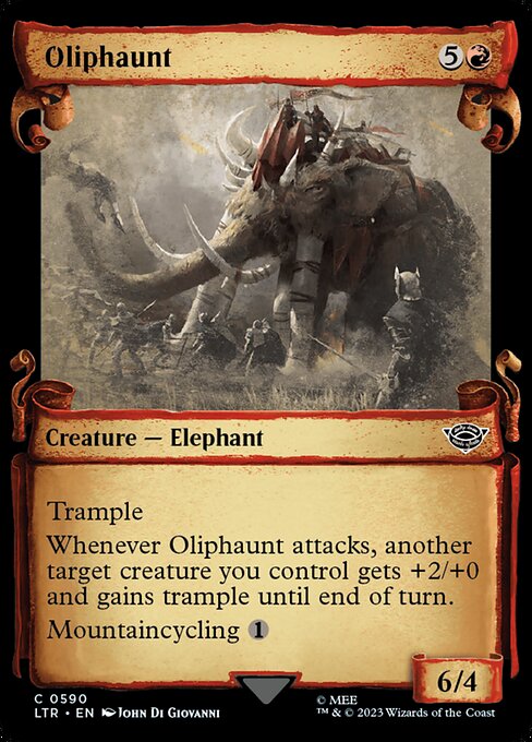 LTR 590 Oliphaunt (0590 - Scroll Showcase) C