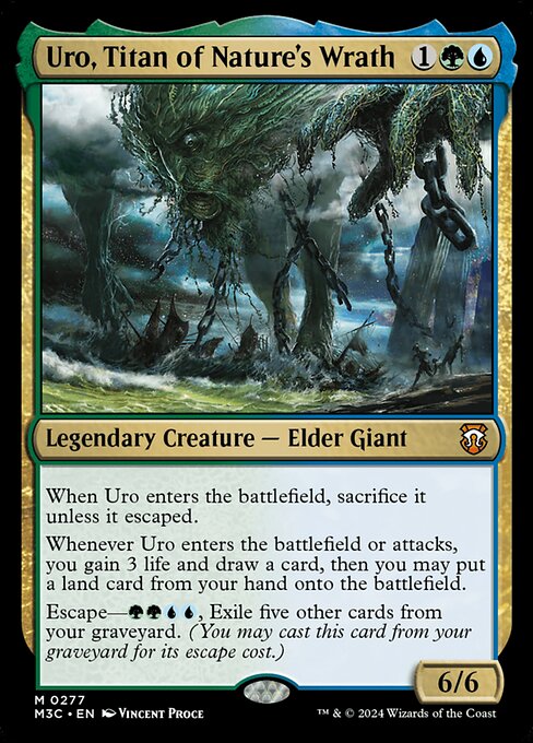 [Foil] M3C 277 Uro, Titan of Nature's Wrath (Ripple Foil) M