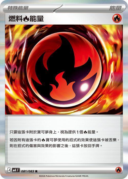M4F 081/083 Fuel Fire Energy R