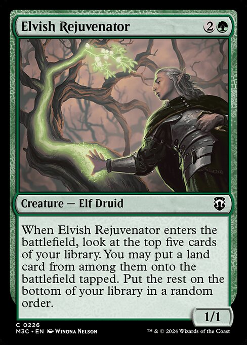 [Foil] M3C 226 Elvish Rejuvenator (Ripple Foil) C