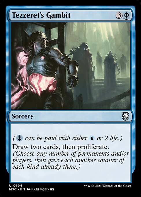 [Foil] M3C 194 Tezzeret's Gambit (Ripple Foil) U