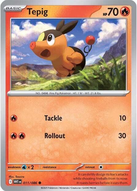 WHT 011/086 Tepig C