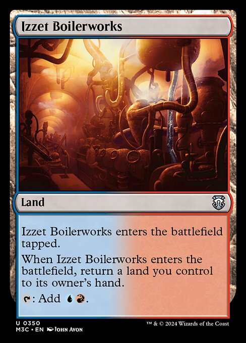 [Foil] M3C 350 Izzet Boilerworks (Ripple Foil) U