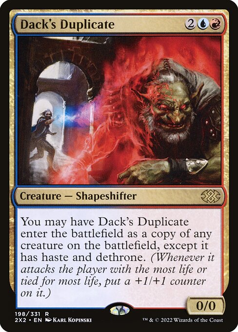 [Foil] 2X2 198 Dack's Duplicate R